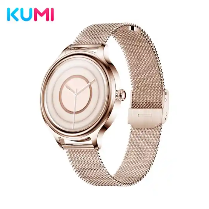 KUMI K3 Female Mash Chain Stainless Steel Smartwatch